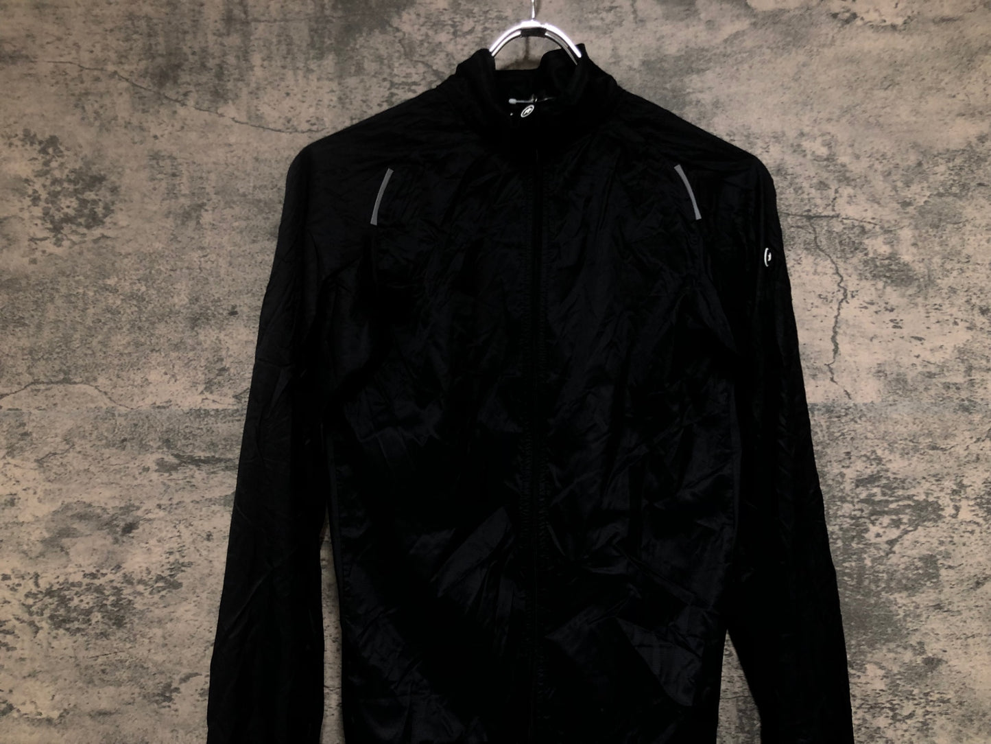 IX044 アソス assos MILLE GT Wind JACKET Black Series 長袖 ウィンドブレーカー 黒 XS