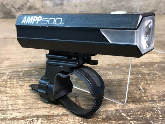 IX128 キャットアイ CATEYE アンプ AMPP500 フロントライト 点灯確認済 マウント付
