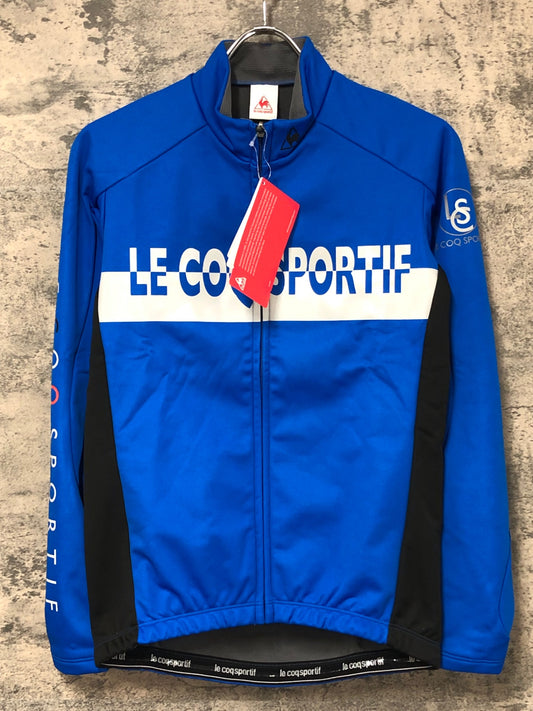 IY734 ルコックスポルティフ le coq sportif 長袖 サイクルジャケット 青 S