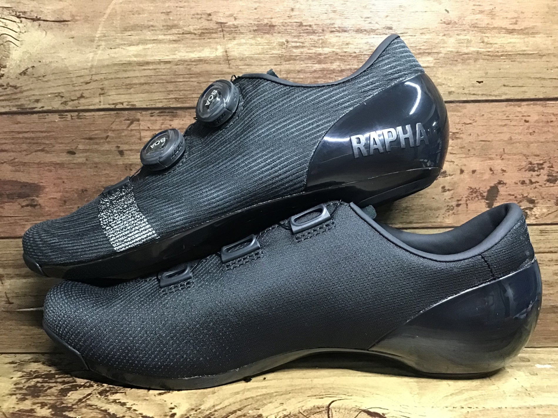 HW893 ラファ Rapha PRO TEAM SHOE ビンディングシューズ 黒 EU42.5 SPD-SL ※ソール小傷あり、擦れ