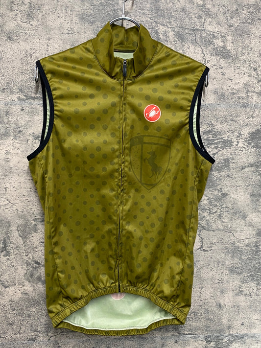 IY138 カステリ CASTELLI Speedvargen 防風 ジレ サイクルベスト S