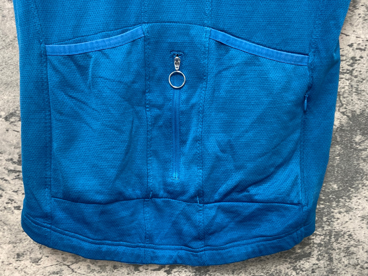 IW748 ラファ Rapha LIGHTWEIGHT JERSEY 半袖 サイクルジャージ ターコイズブルー M ※日焼け