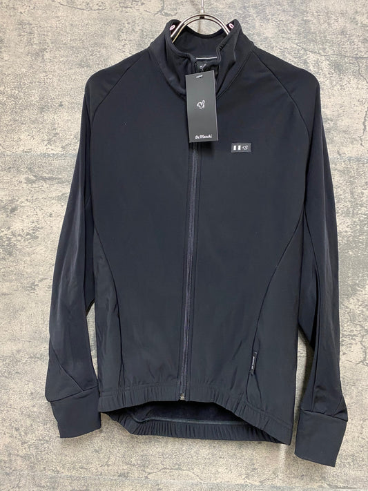 JB448 デマルキ DE MARCHI INSULATOR ATOR JACKET サイクルジャケット 黒 裏起毛 M 未使用