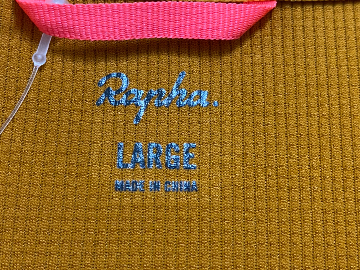 JB043 ラファ Rapha BREVET LIGHTWEIGHT JERSEY 半袖 サイクルジャージ オレンジ L