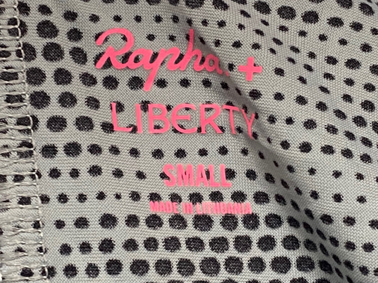 IT312 ラファ Rapha RAPHA + LIBERTY SOUPLESSE JERSEY 半袖 サイクルジャージ グレー 紺 S