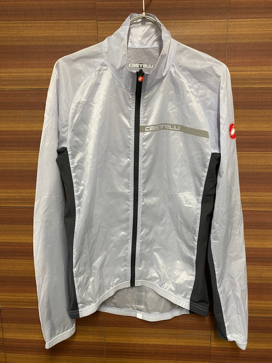 IP354 カステリ CASTELLI 長袖 ウインドブレイカー グレー M