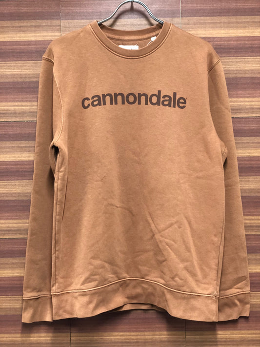 IM077 キャノンデール CANNONDALE スウェット 茶 M 裏起毛