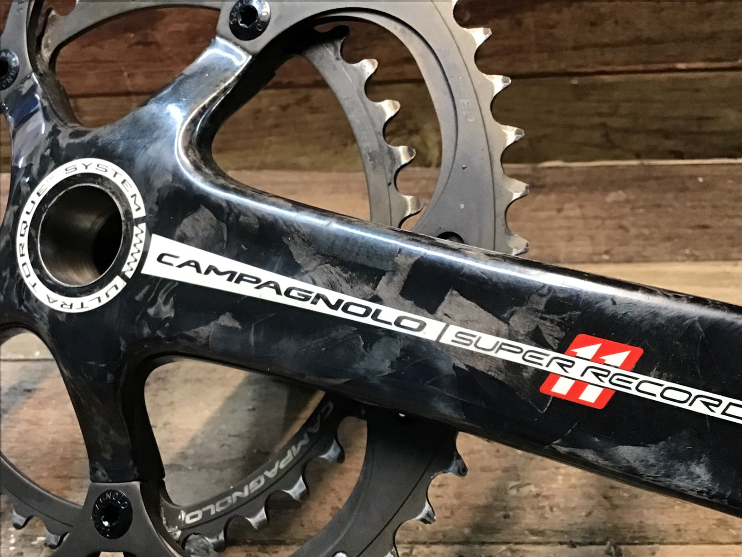 IK789 カンパニョーロ CAMPAGNOLO スーパーレコード SUPER RECORD クランクセット ULTRATORQUE 53/39T 175mm