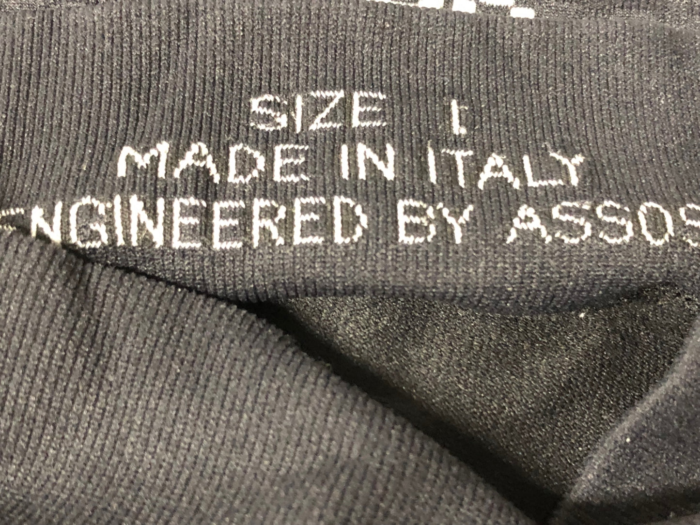 IN376 アソス Assos SKINFOIL 4.4 長袖 べースレイヤー 黒 I