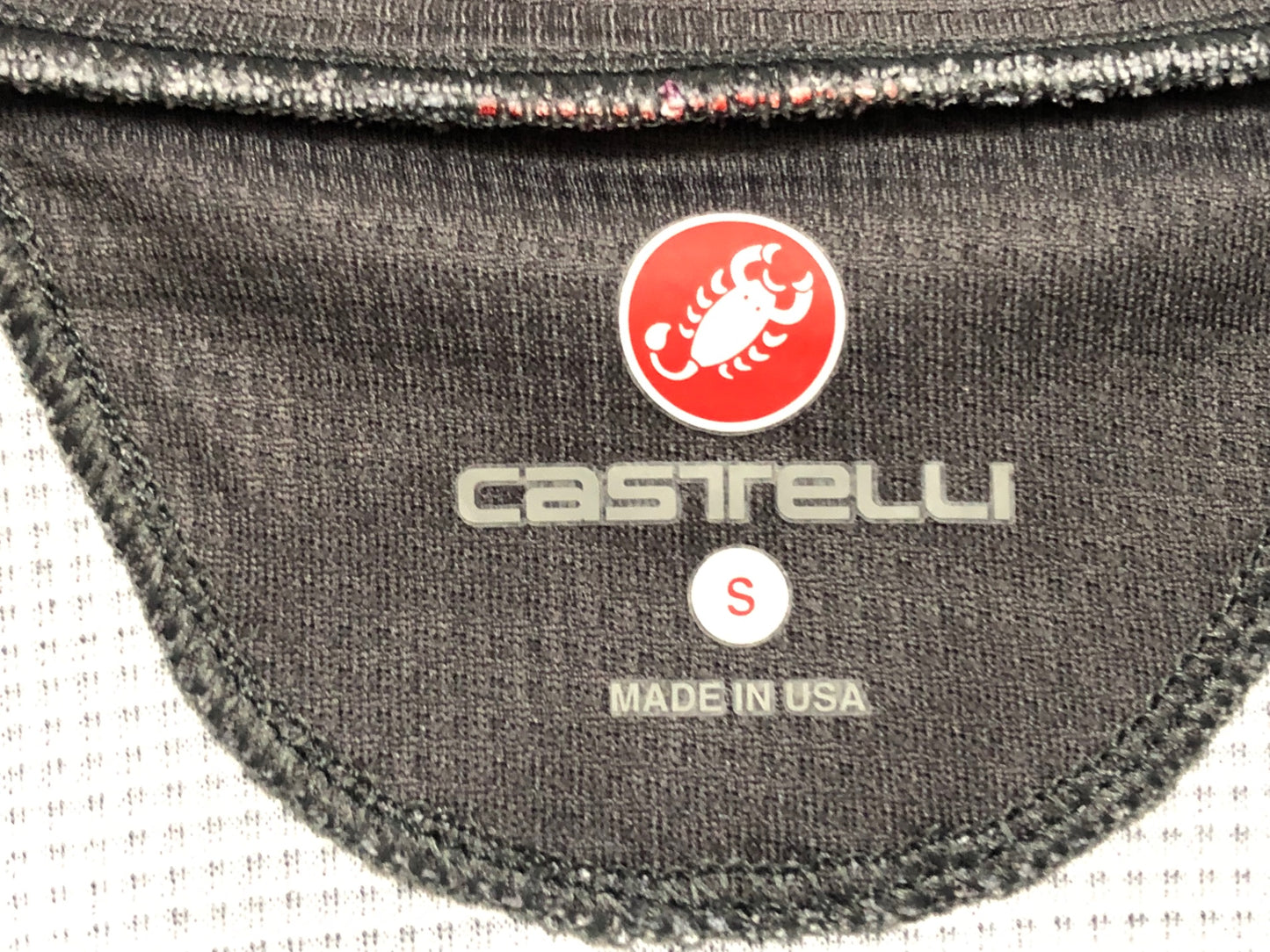 JC762 カステリ CASTELLI 半袖 サイクルジャージ グレー S BROOCKLYN NAVY YARD RED HOOK CRIT