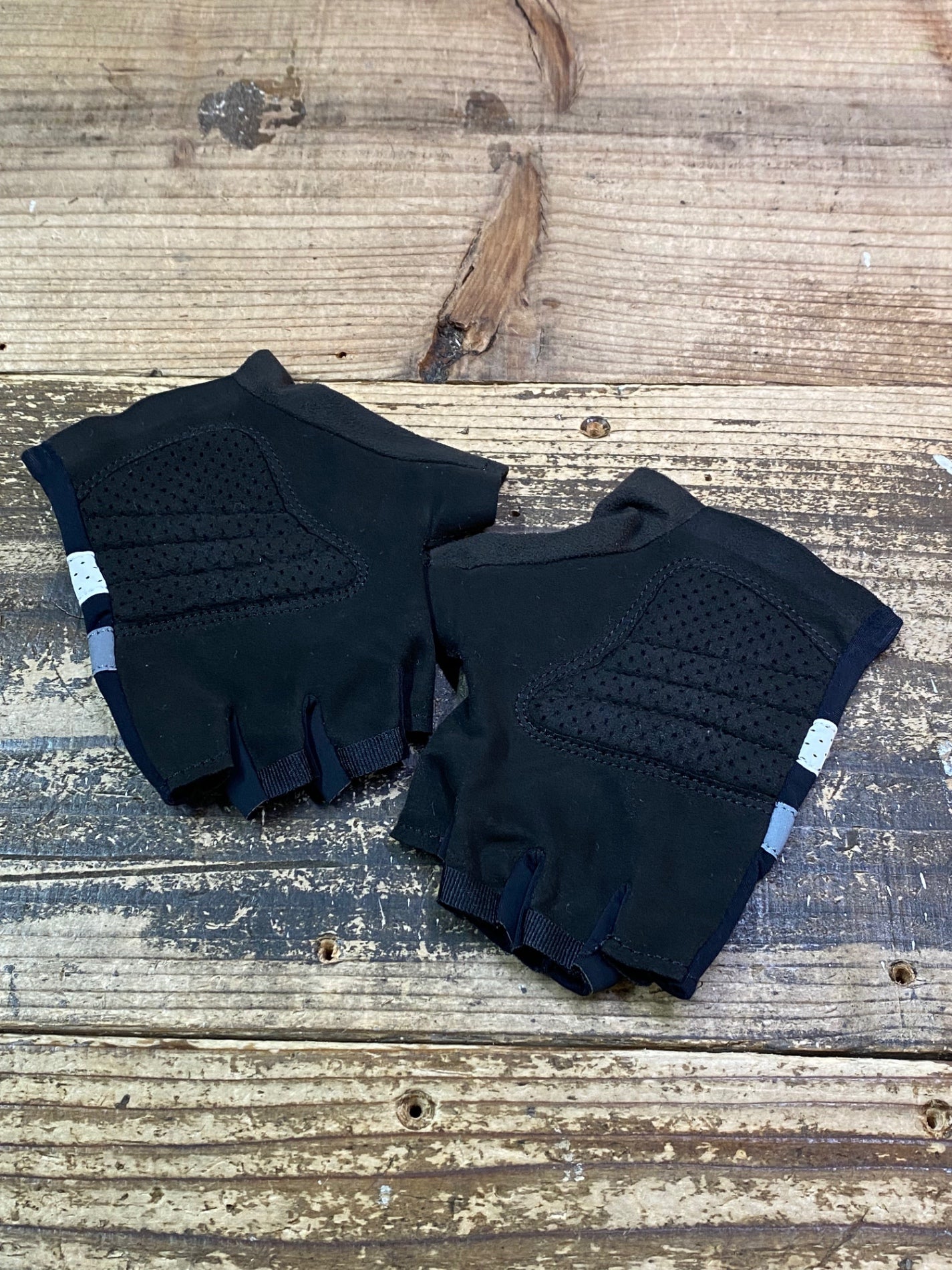 JD078 ラファ Rapha BREVET MITTS 指切り グローブ 黒 S