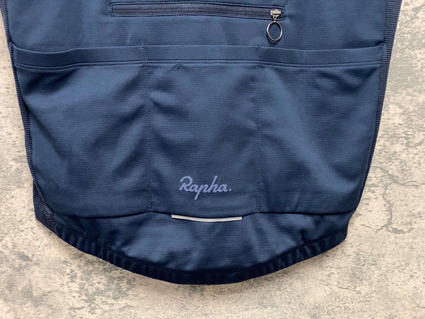 JB051 ラファ Rapha BREVET LIGHTWEIGHT JERSEY 半袖 サイクルジャージ 紺 L