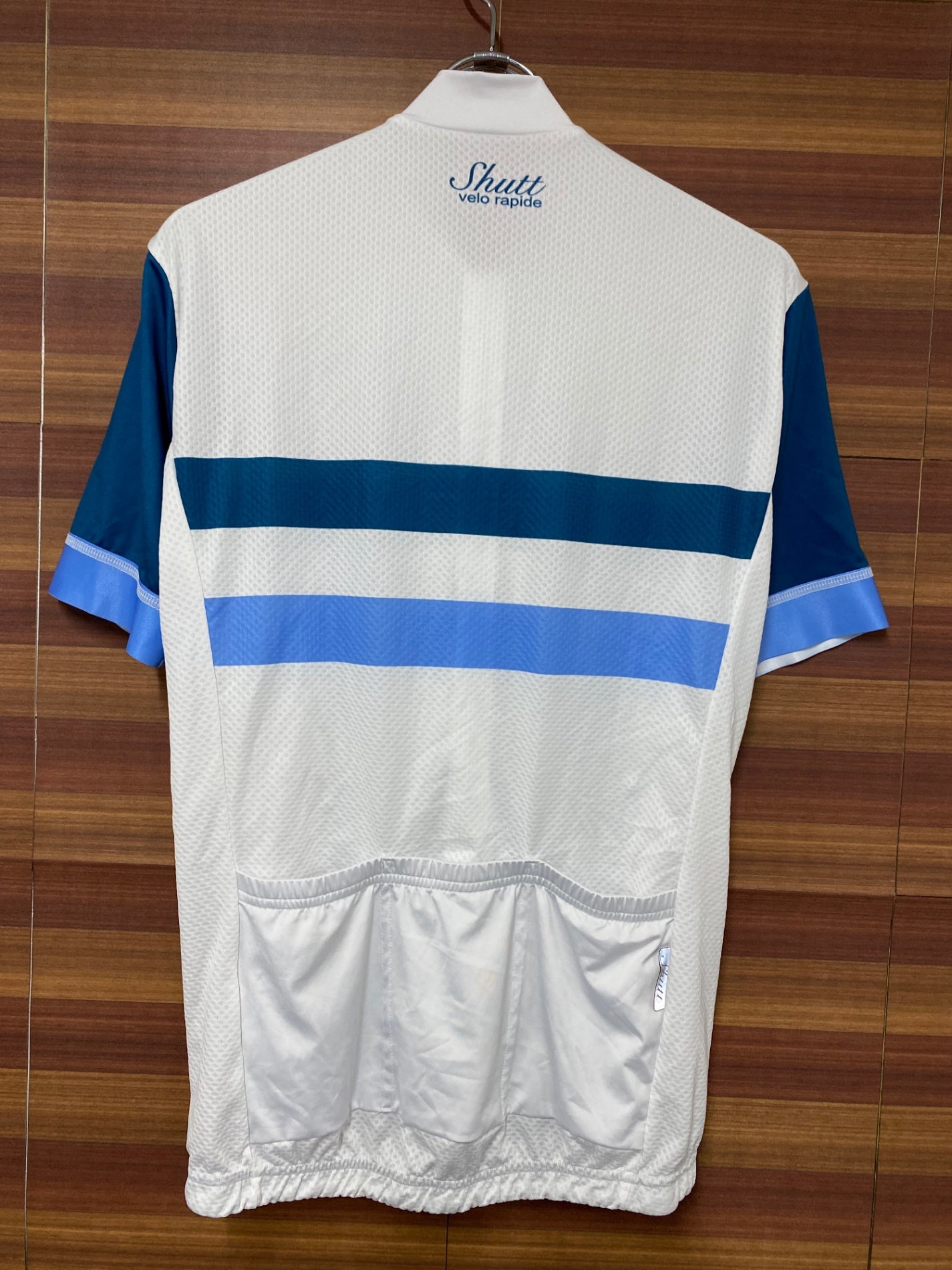 IO552 Shutt velo rapide 半袖 サイクルジャージ 白 XL