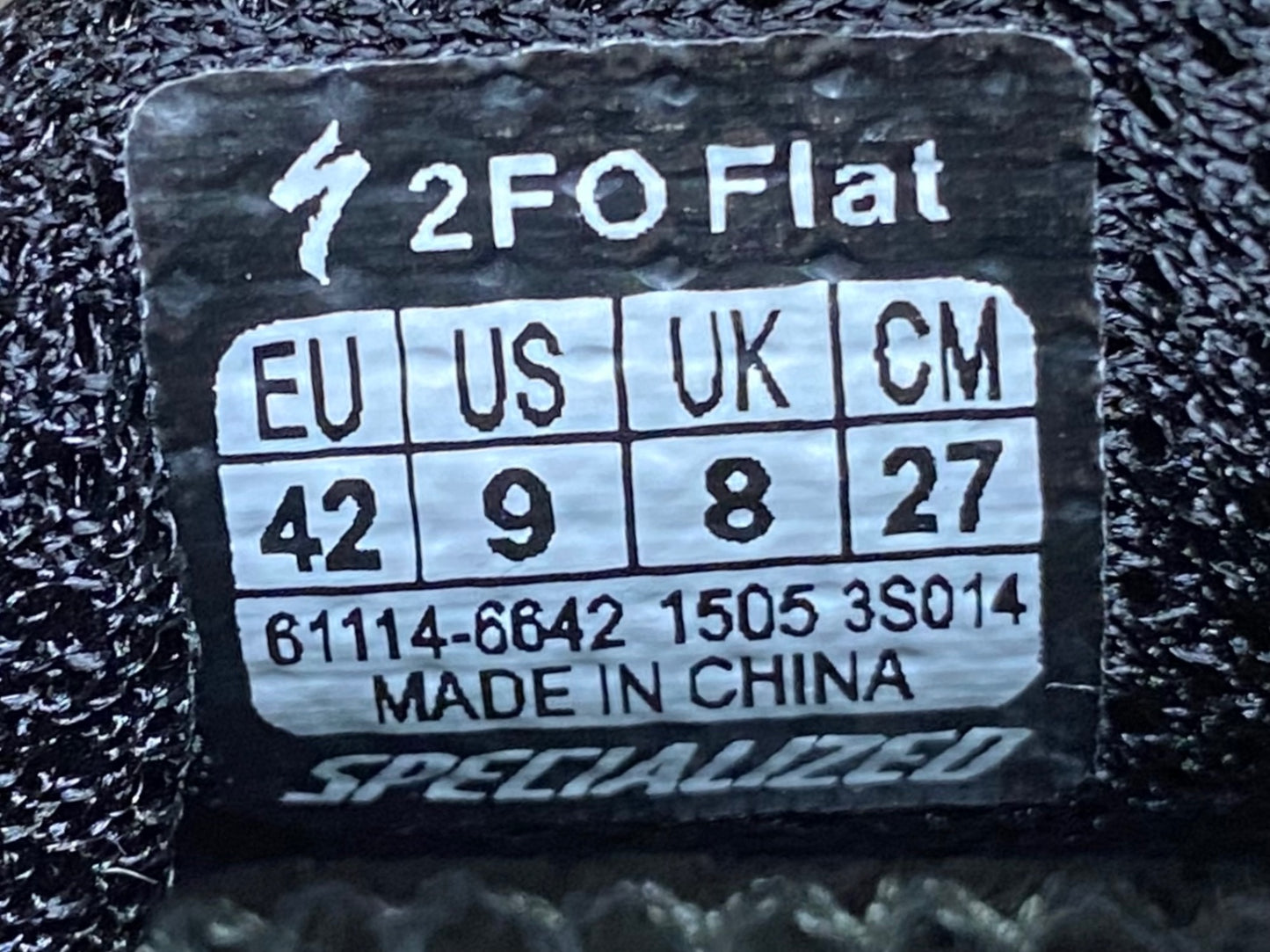 IW403 スペシャライズド SPECIALIZED 2FO Flat フラット シューズ グレー EU42