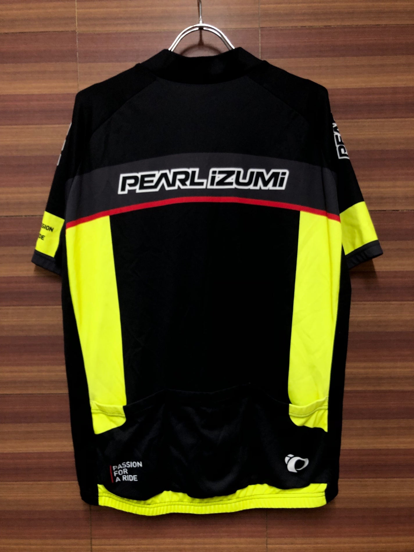 IF816 パールイズミ PEARLiZUMi 半袖 サイクルジャージ 黒黄色 BXL