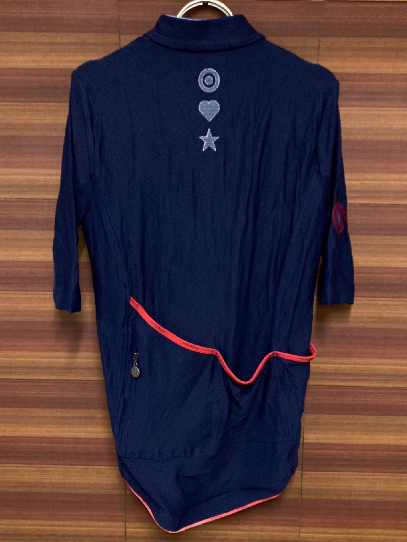 IO519 ヴェロビチ velobici MODERNIST JERSEY 半袖 サイクルジャージ 紺 5