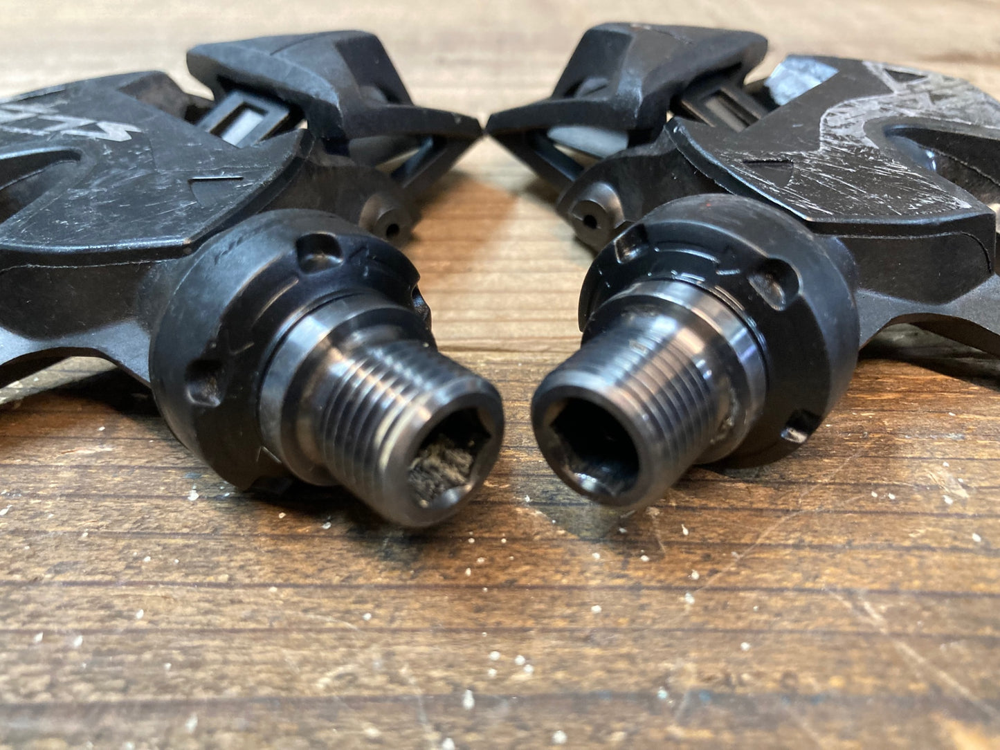 IL457 マヴィック MAVIC ゼリウム ZXELLIUM SLR TI ビンディングペダル チタンシャフト