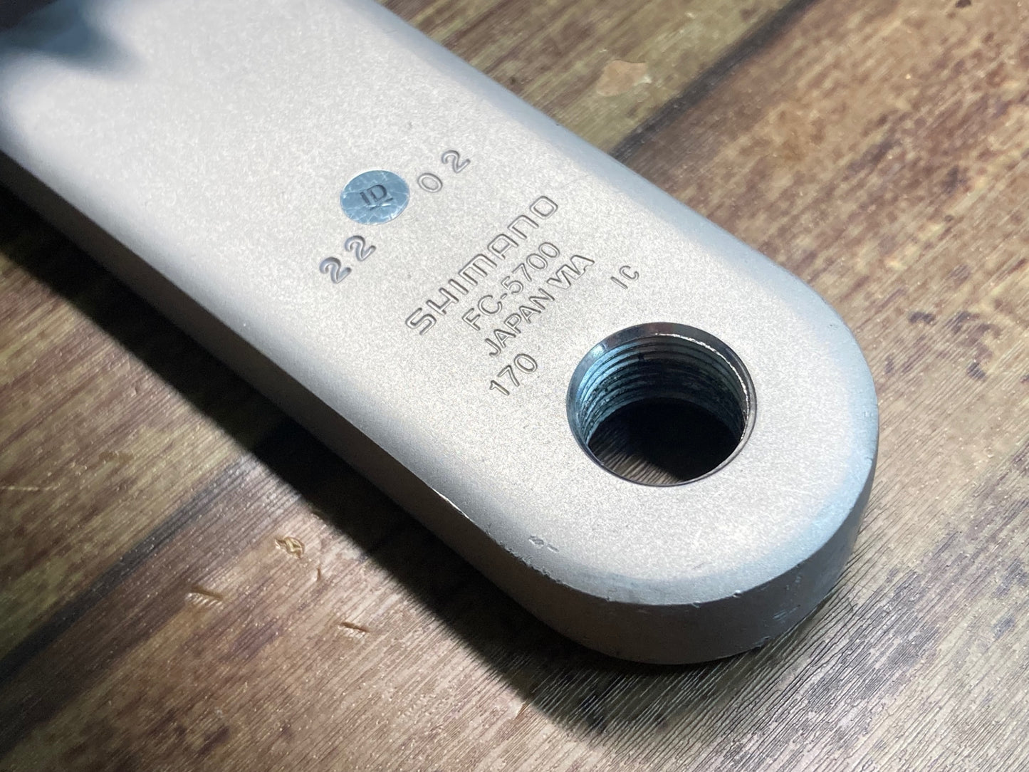 GP450 シマノ SHIMANO 105 FC-5700 クランクセット 170mm 52/39T シルバー 社外ボルト