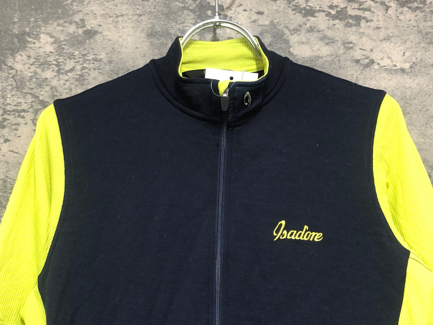 IU442 イザドア Isadore 半袖 サイクルジャージ 紺 黄 S