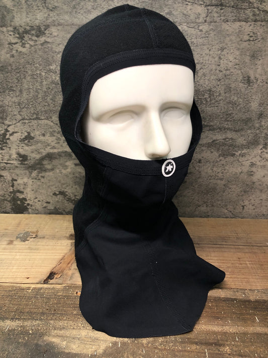 IN954 アソス assos フェイスマスク 黒 SIZEⅡ 裏起毛