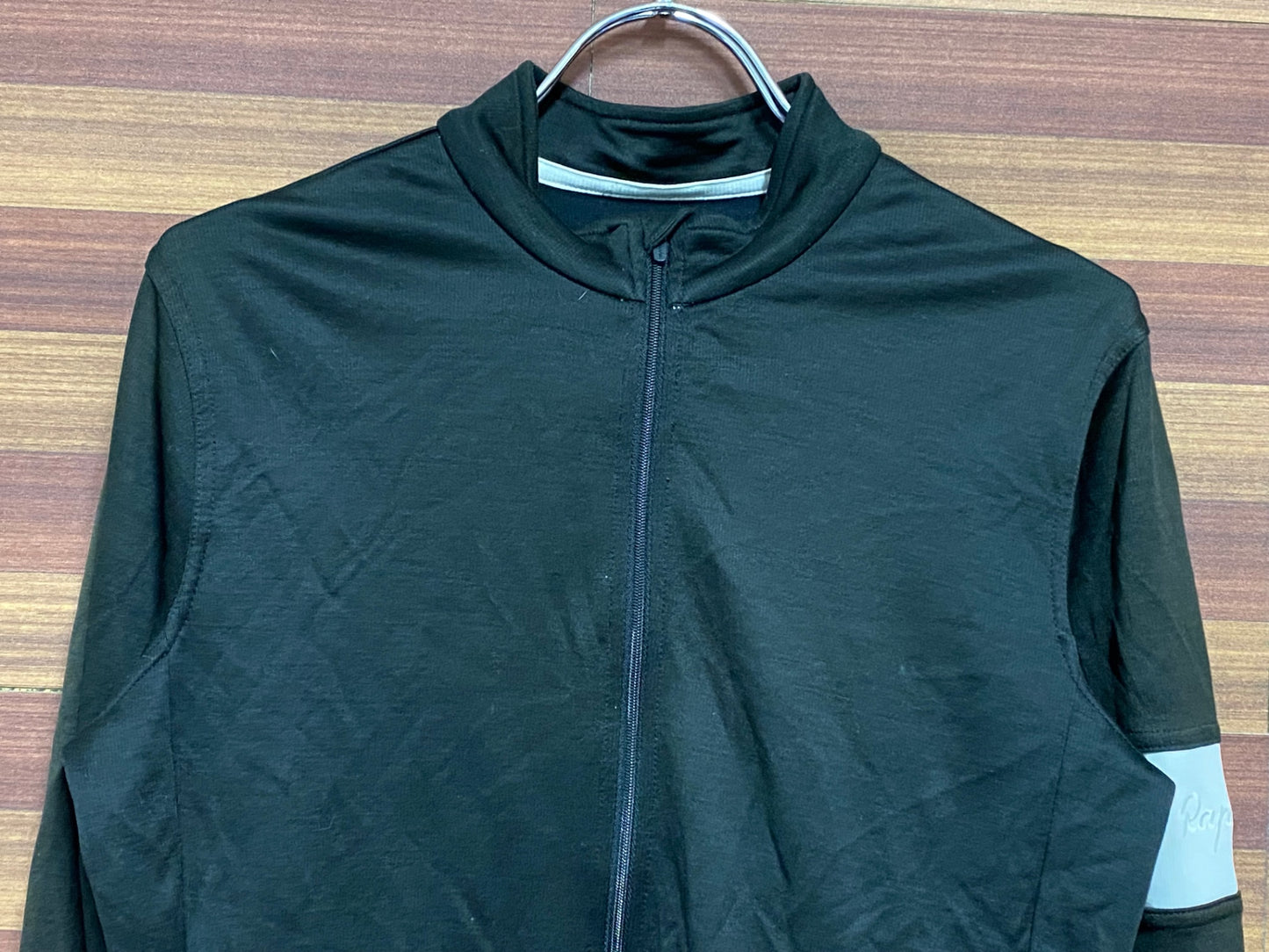 IN612 ラファ Rapha 長袖 サイクルジャージ 黒 ※サイズ不明、擦れ