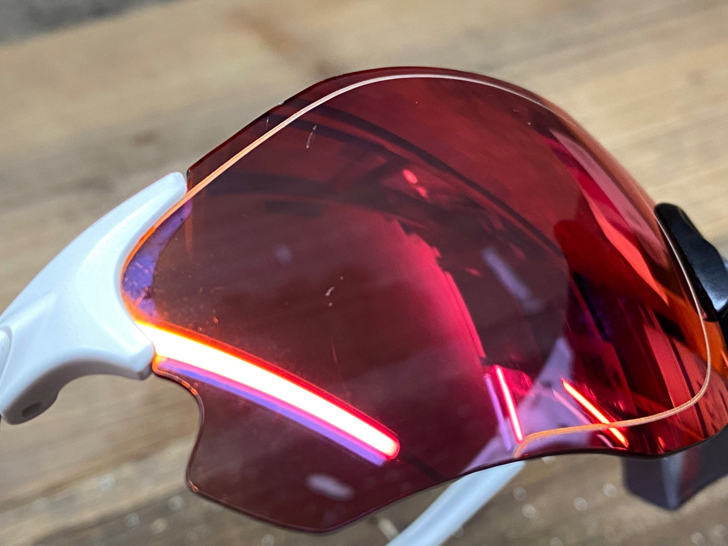 IN544 オークリー OAKLEY EV ZERO サングラス アイウェア 白 赤 PRIZMレンズ