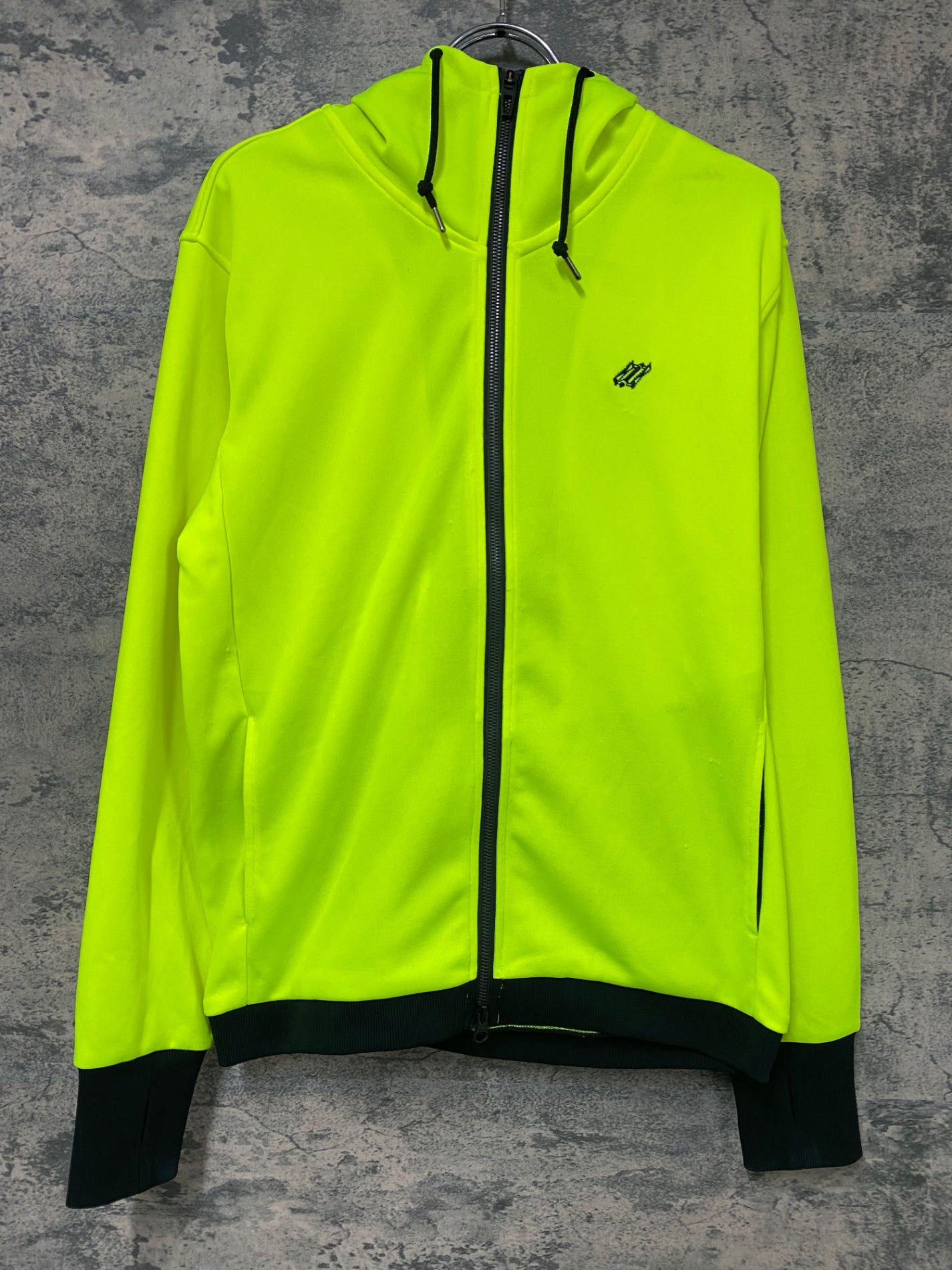 IW492 ナリフリ narifuri NF1103 長袖 フーディ フルジップ パーカー 黄 S ※スレ