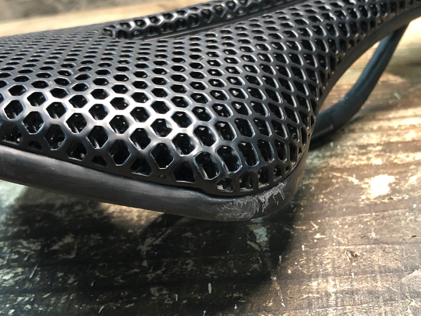 JC257 TNi 3D printing サドル 黒 カーボンレール