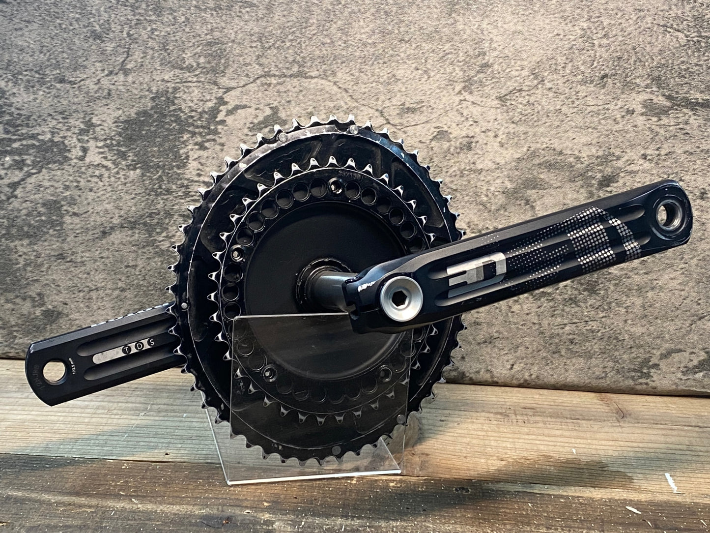 IQ647 ローター ROTOR エアロ 3D AERO クランクセット 172.5mm Q-RINGS 52/39T 10S スピンドルΦ24