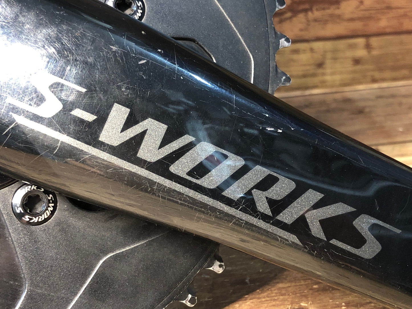 HW599 スペシャライズド Specialized S-works Fact Carbon クランクセット 172.5mm 52/36T 両足計測