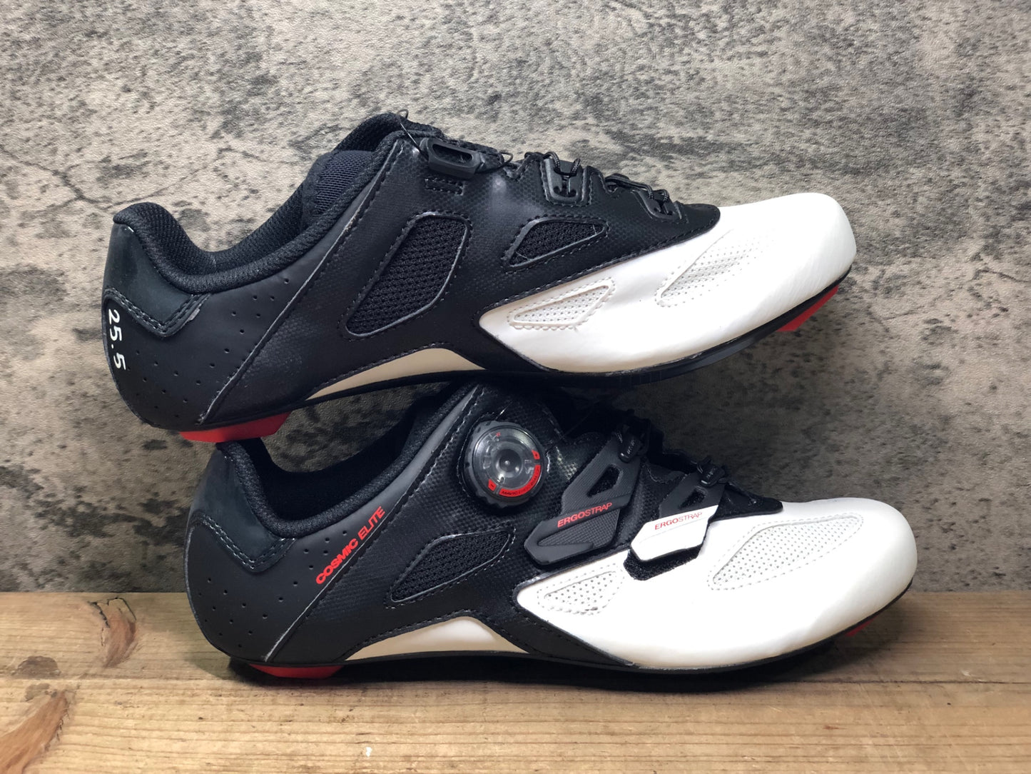 JC703 マヴィック MAVIC COSMIC ELITE ビンディングシューズ 黒白 EU40 2/3 SPDアタッチメント