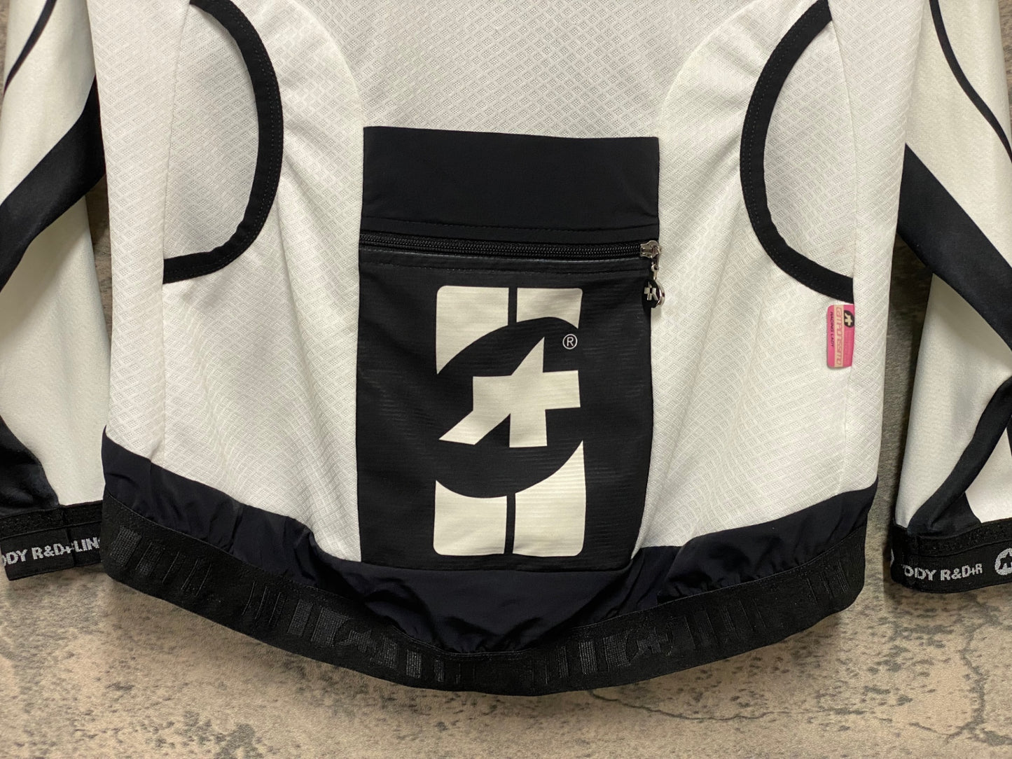 JA399 アソス assos LongSleeve AirBlock Jersey 長袖 サイクルジャージ 黒 白 S