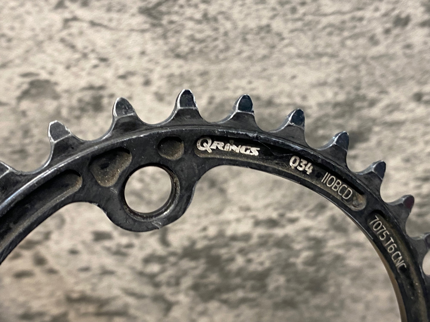 IM772 ローター ROTOR Q-RINGS チェーンリング 50/34T 楕円 BCD110