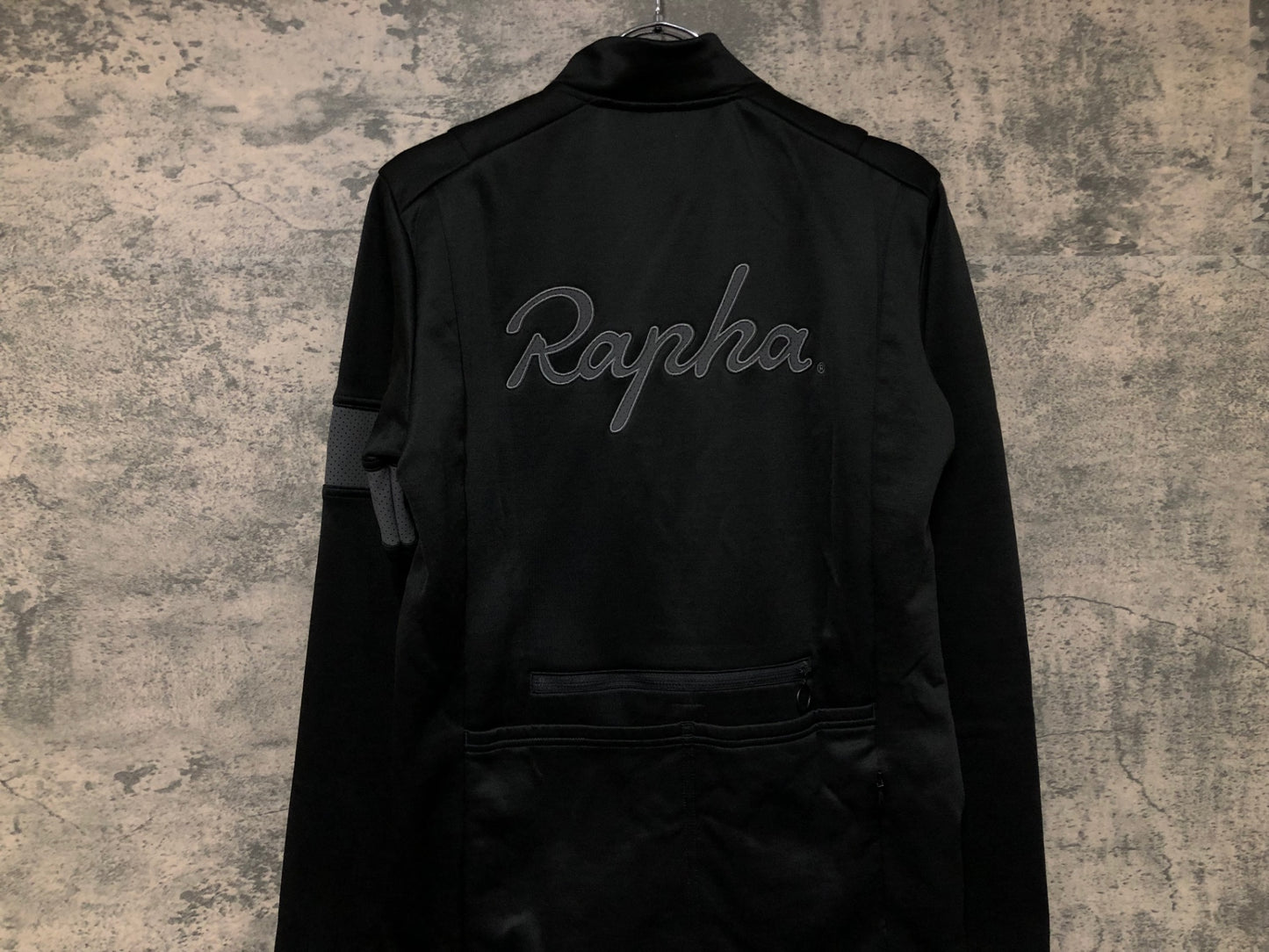 IY454 ラファ Rapha WINTER JERSEY 長袖 サイクルジャケット 黒 S 裏起毛