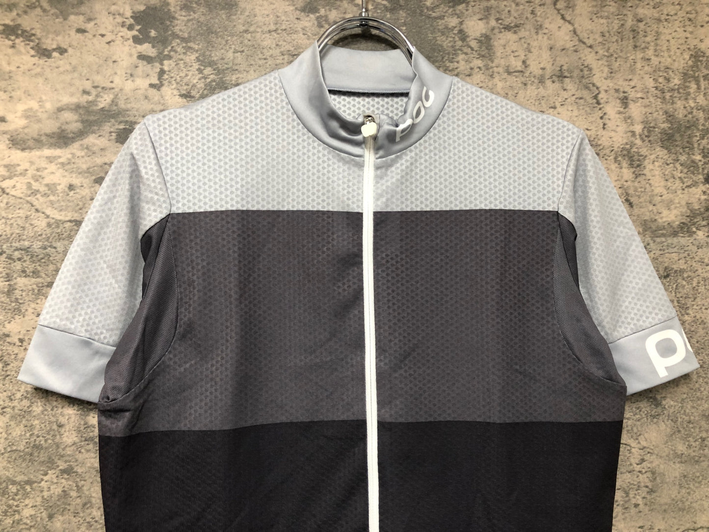 IX575 ポック POC 半袖サイクルジャージ グレー S