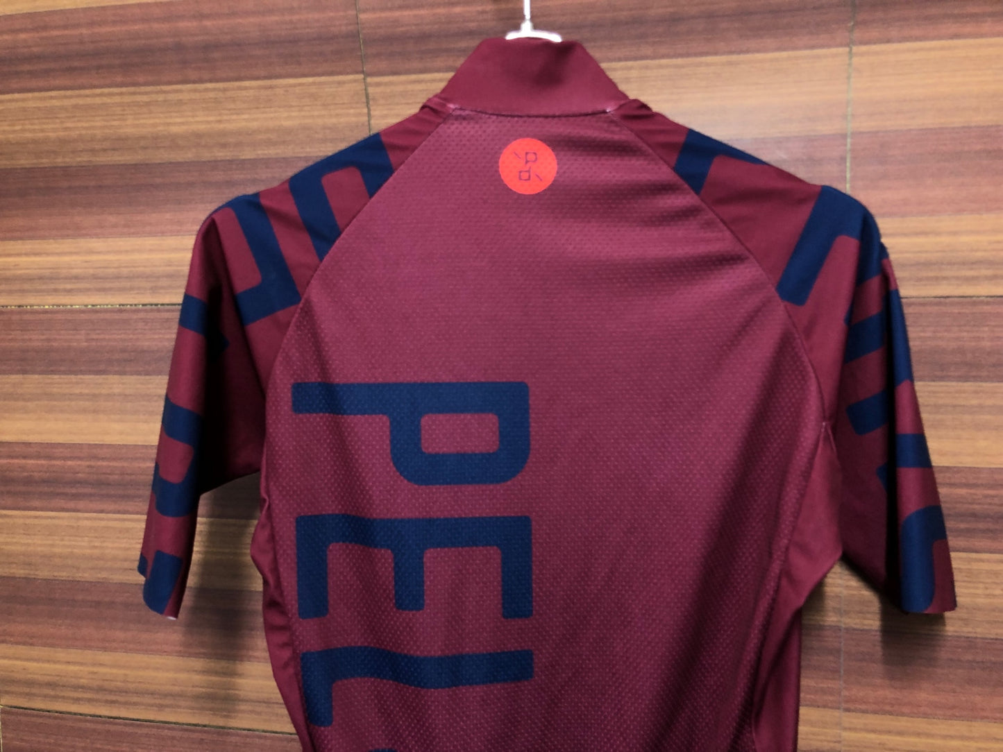 IQ751 プロトンドパリ PELOTON DE PARIS 半袖 サイクルジャージ バーガンディ XS