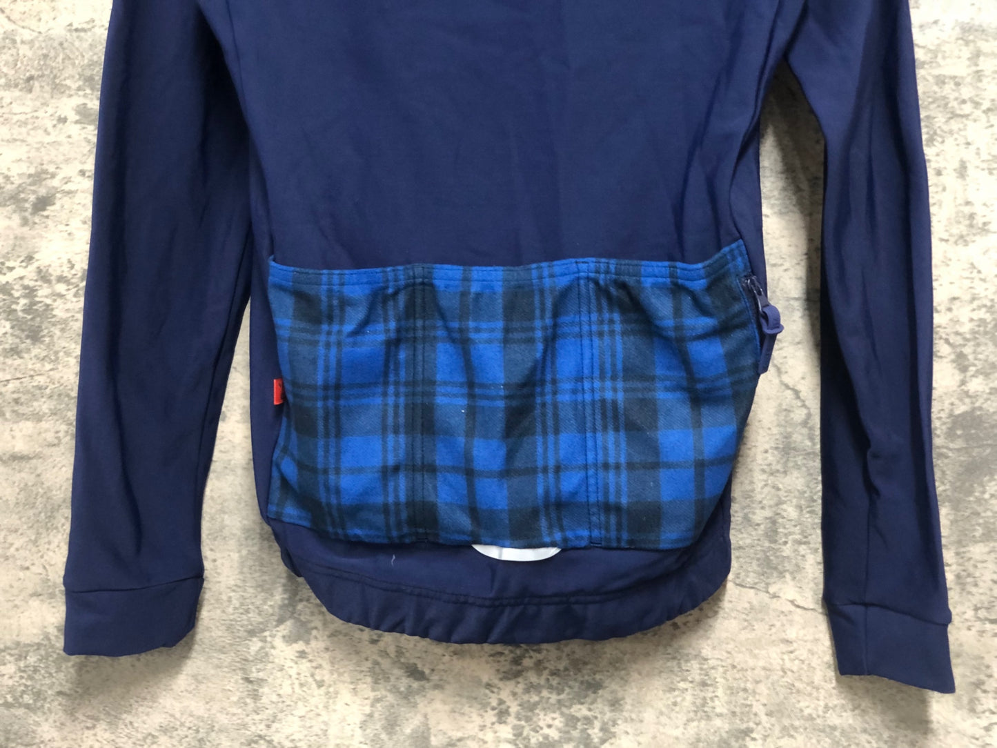 IY193 プロトンドパリ Peloton de Paris Atlas Jersey 長袖 サイクルジャージ 濃紺 XS 裏起毛