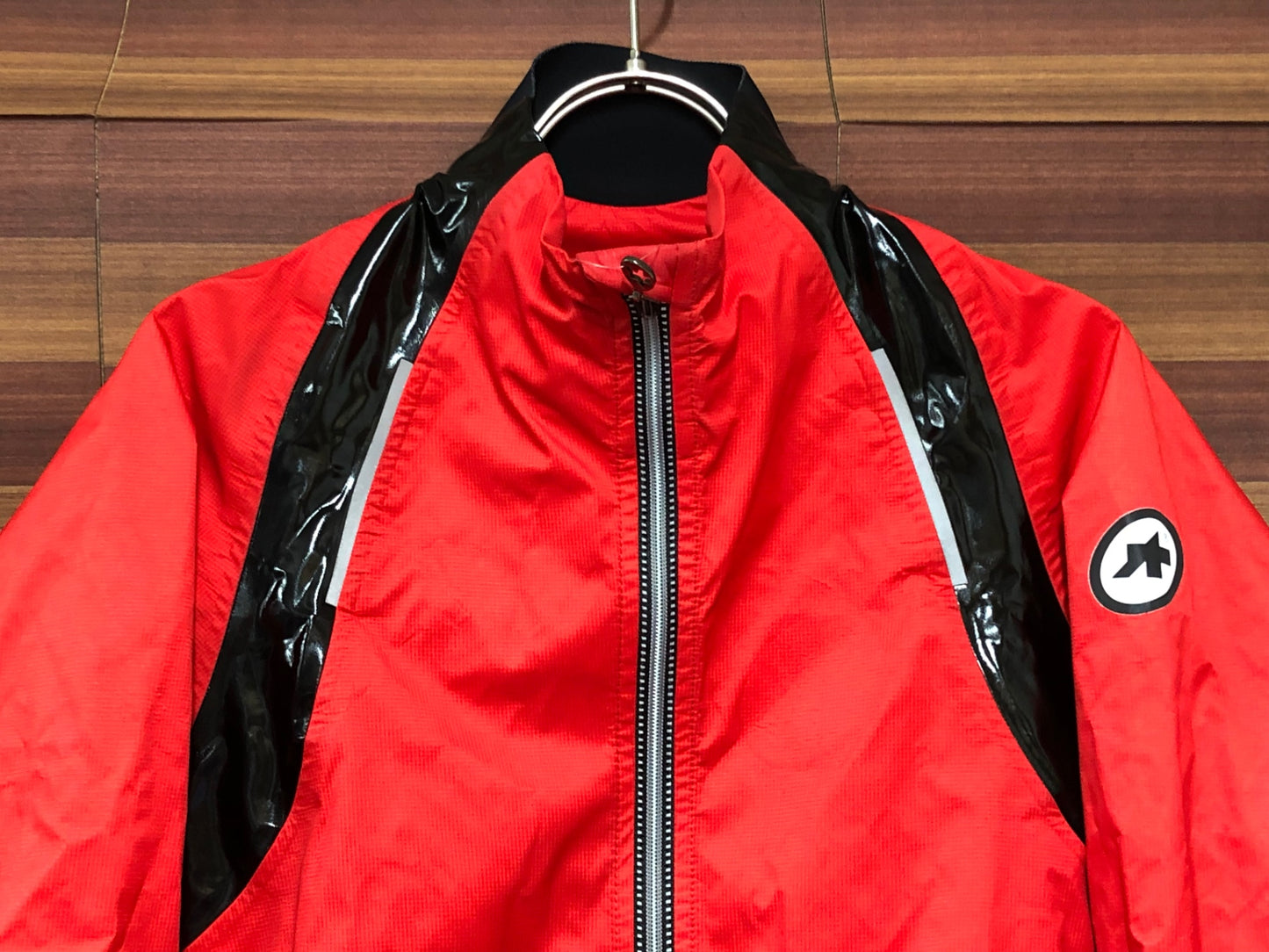 IQ524 アソス assos RS.STURMPRINZ EVO 長袖 サイクル レインジャケット 赤 M