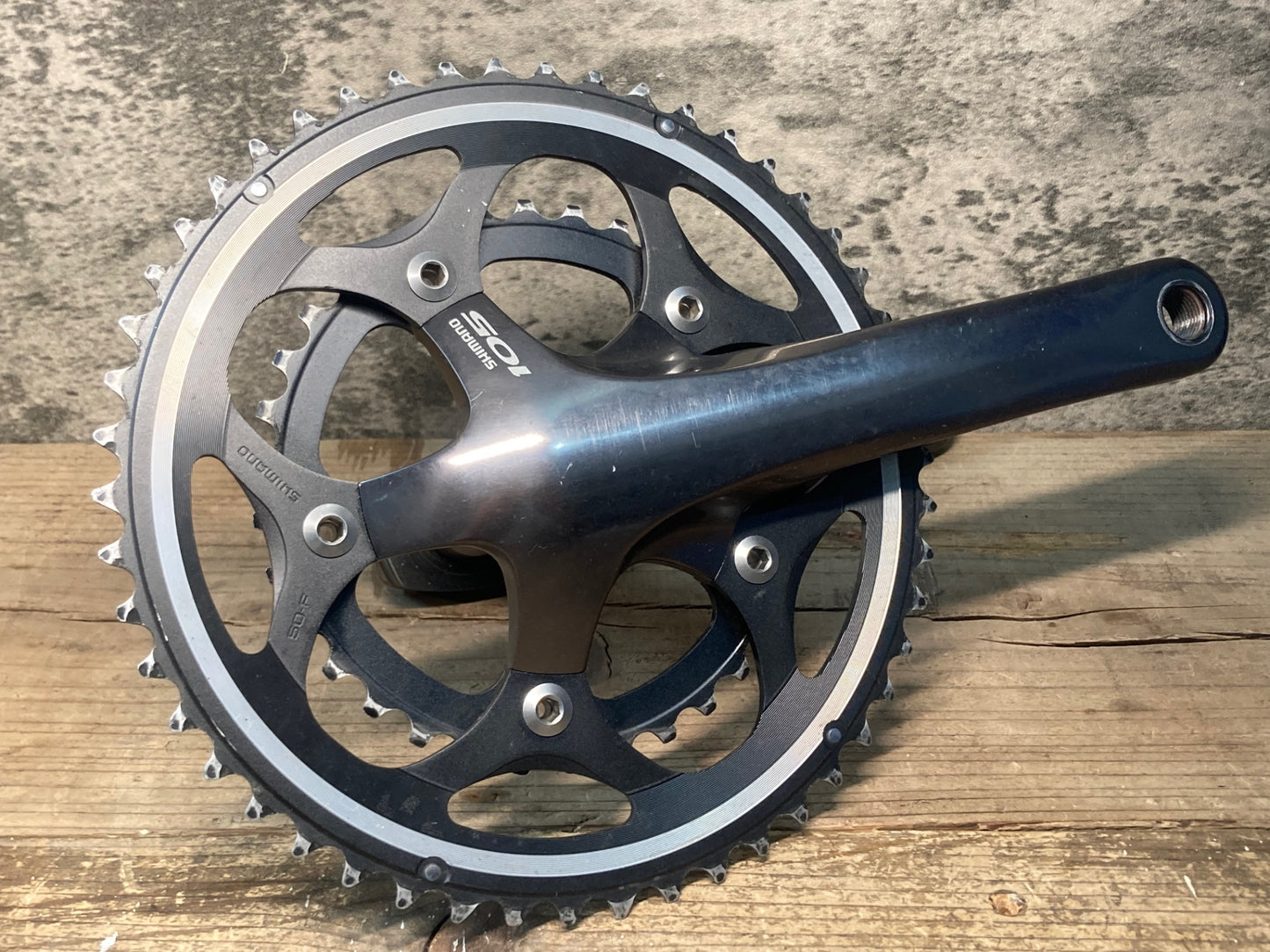 IY318 シマノ SHIMANO 105 FC-5650 クランクセット 2x10S 170mm 50/34T 黒