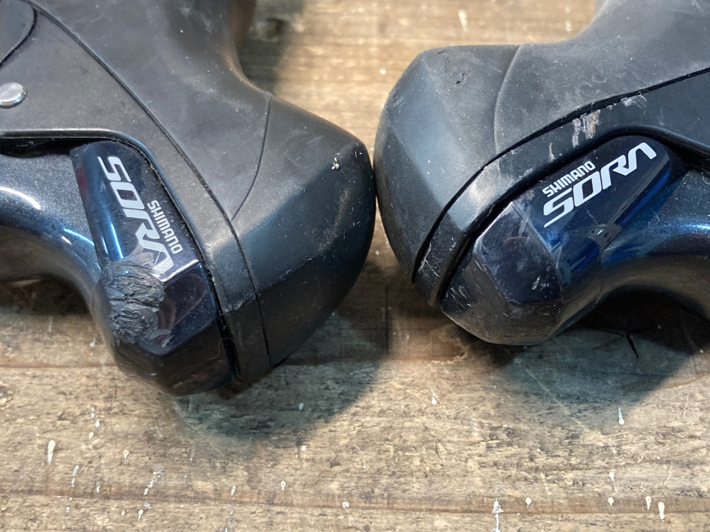 IR979 シマノ SHIMANO ソラ SORA ST-R3000 STIレバー 2x9S ※右レバー動作不良のためジャンク