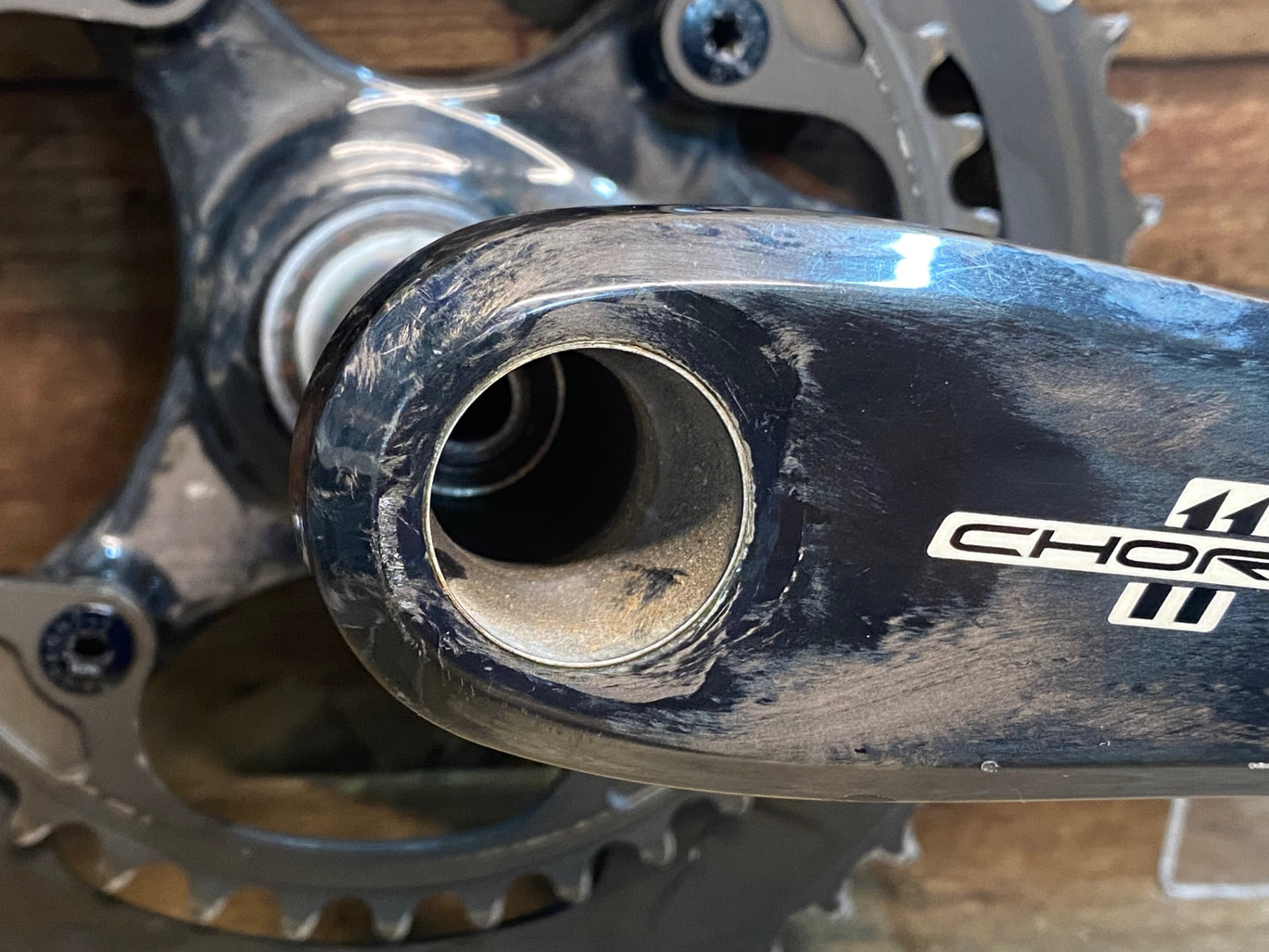 IL170 カンパニョーロ CAMPAGNOLO コーラス CHORUS クランクセット 11S 53/39T 172.5mm ※ウェーブワッシャー無し