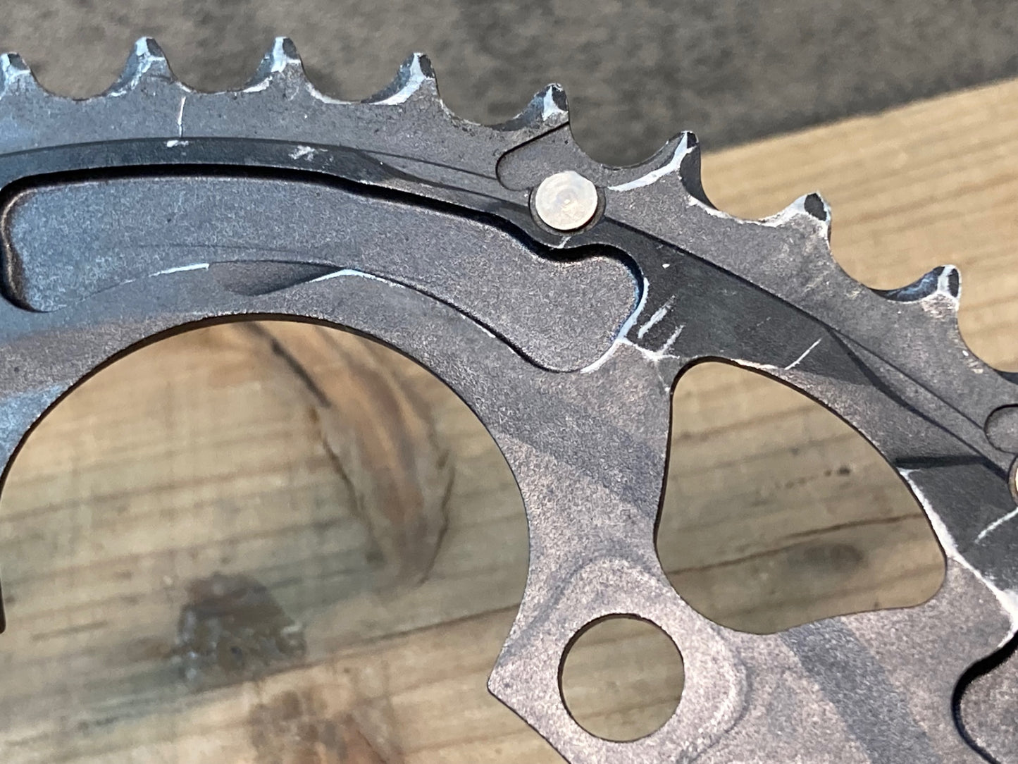 IO313 リデア RIDEA POWER RING 楕円チェーンリング 50/35T 11S 5アーム BCD110mm