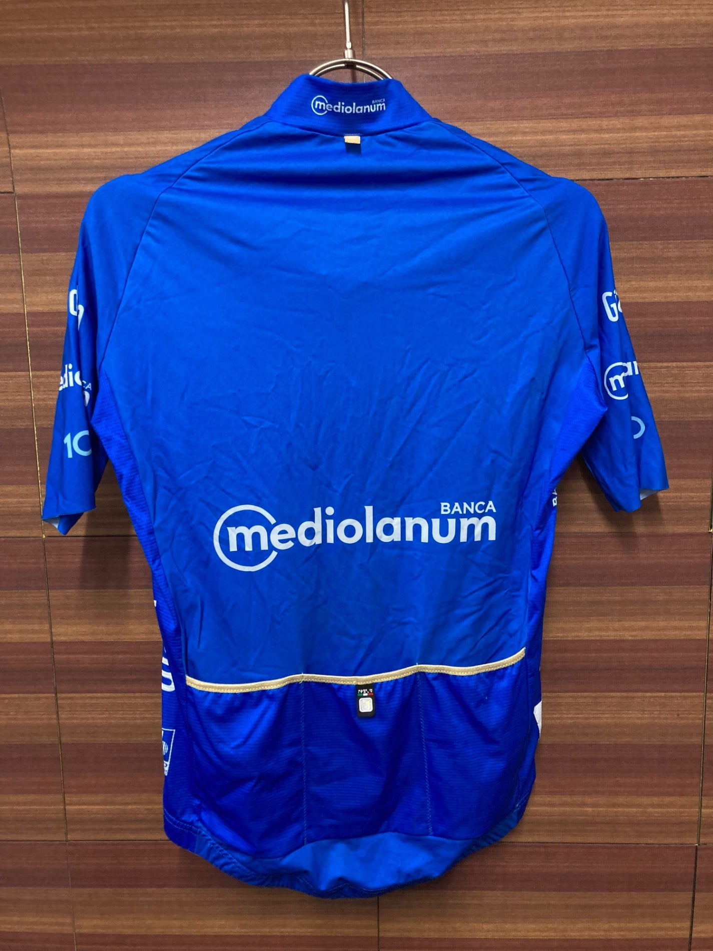 IU818 サンティーニ Santini 半袖 サイクルジャージ 青 レディース M