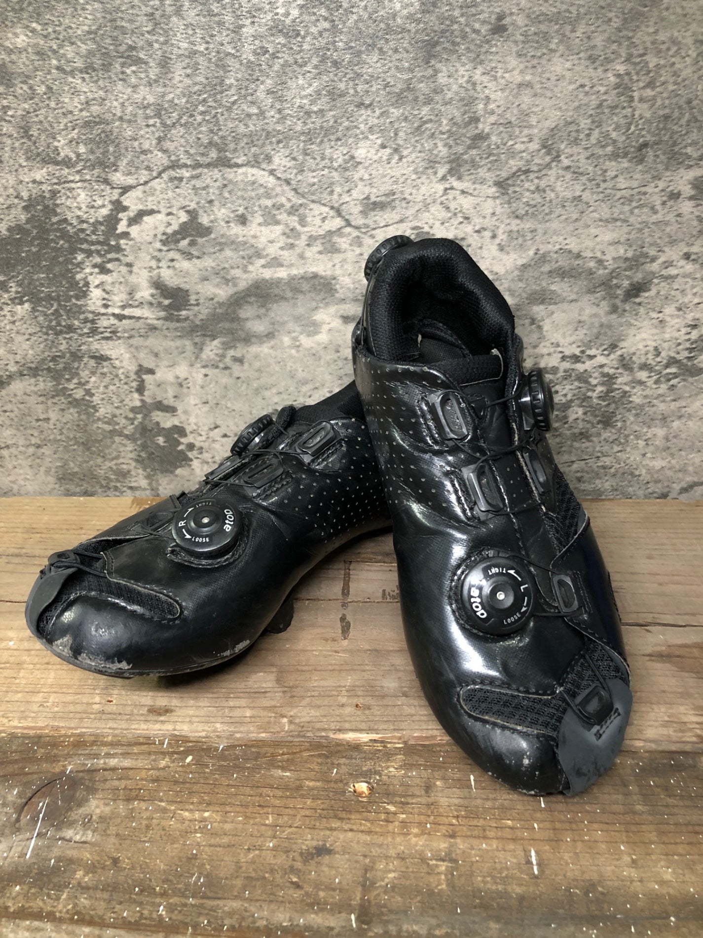 IJ963 リンタマン Lintaman ADJUST Pro plus ビンディングシューズ  SPD-SL 黒 EU39