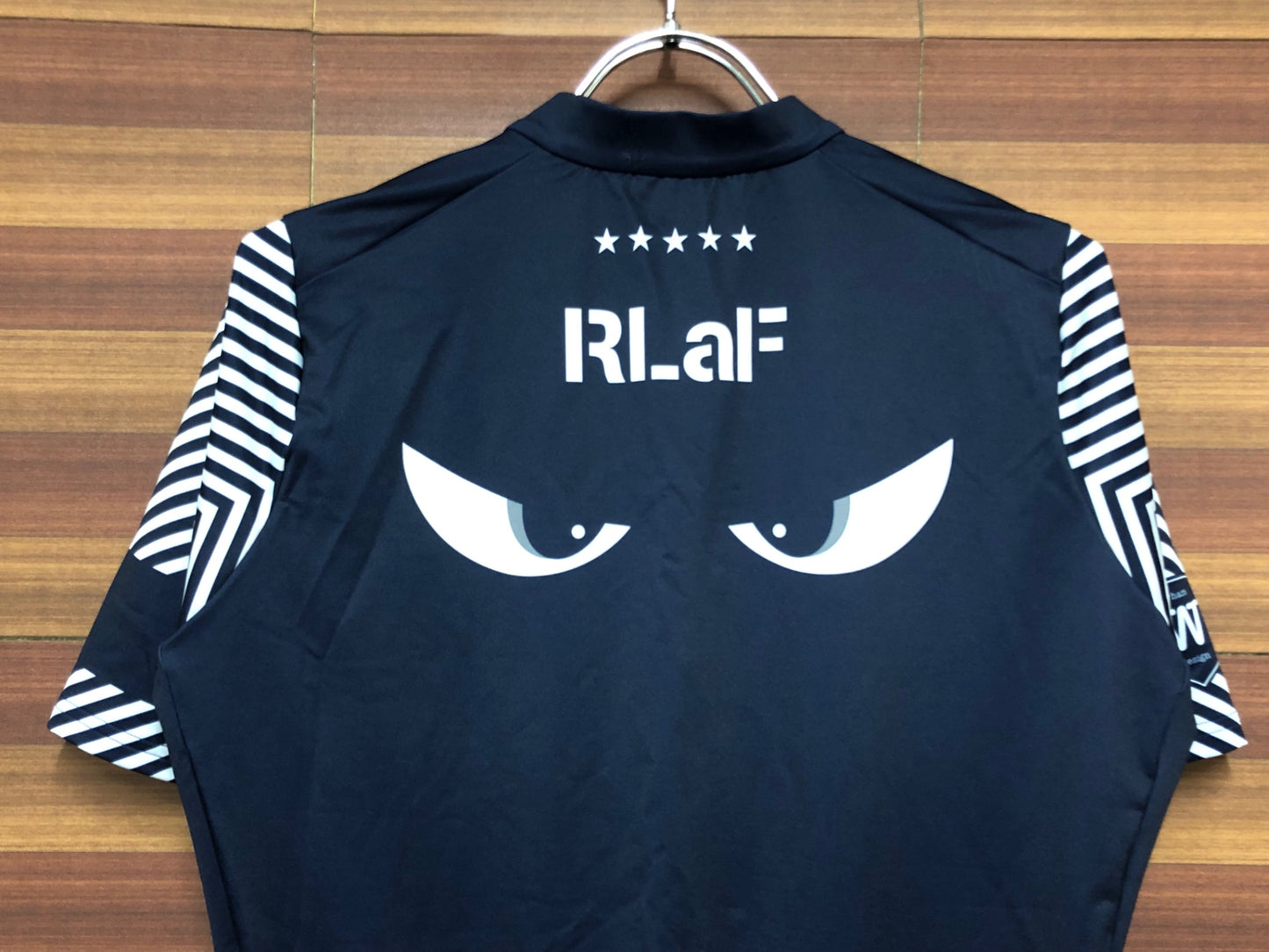 IN283 ラファ RAPHA MIDWEIGHT RACE JERSEY カスタムデザイン 半袖 サイクルジャージ 紺 Lサイズ