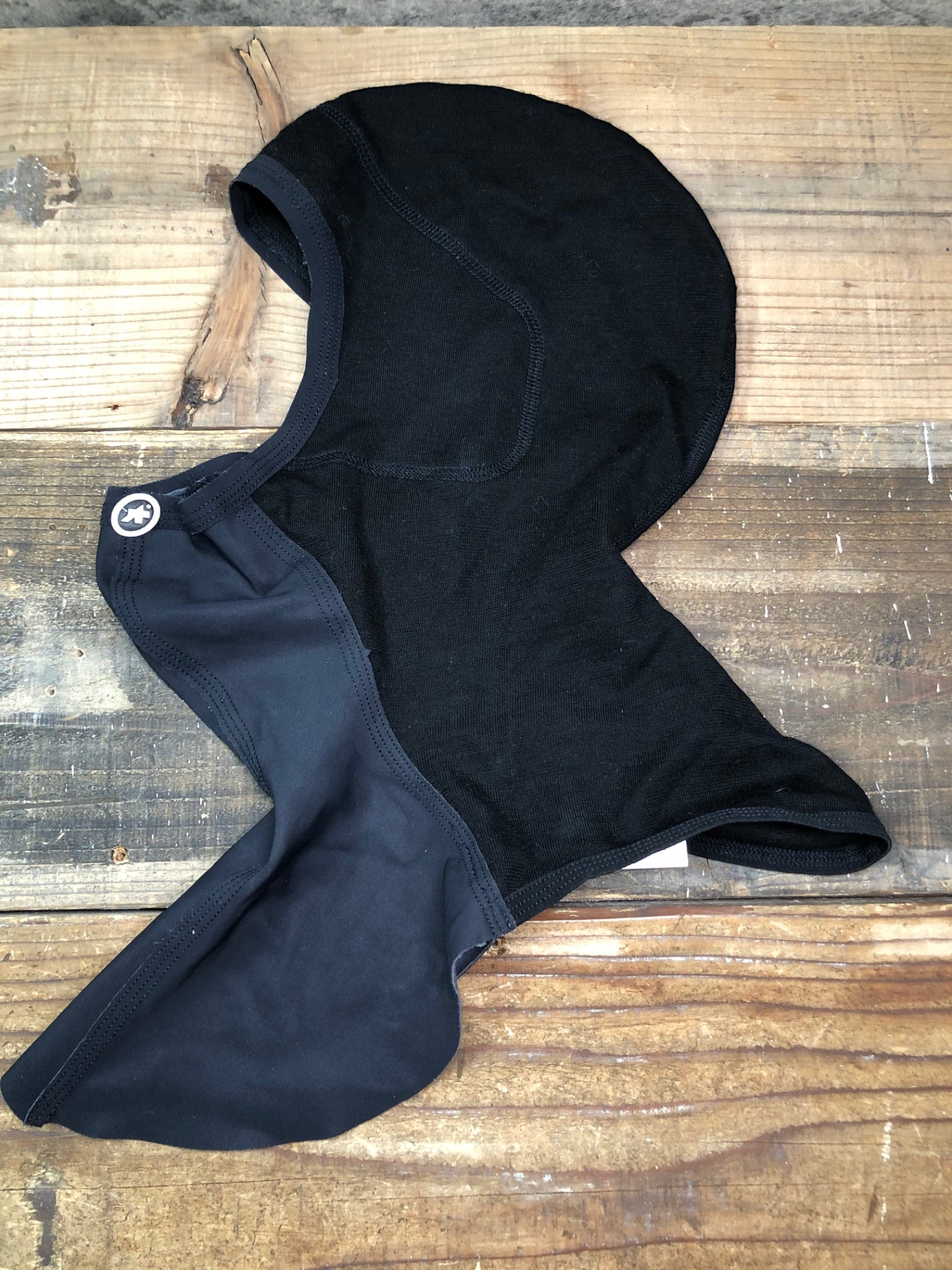 IN954 アソス assos フェイスマスク 黒 SIZEⅡ 裏起毛