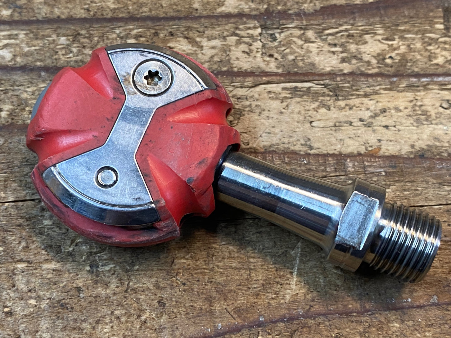 IS577 スピードプレイ Speedplay ZERO ビンディングペダル 赤 ステンレスシャフト