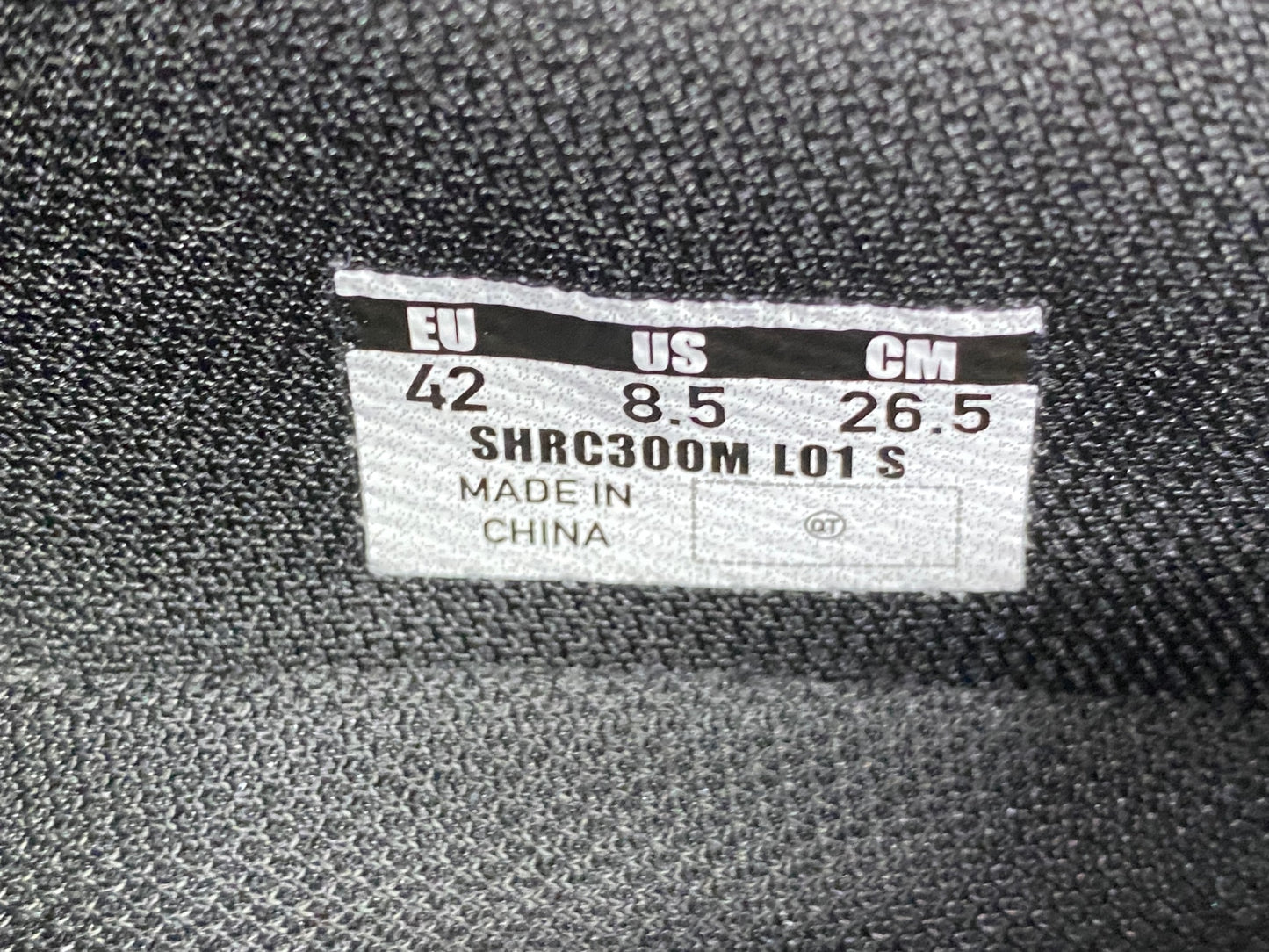 IX589 シマノ SHIMANO SHRC300M ビンディングシューズ EU42 黒 SPD-SL