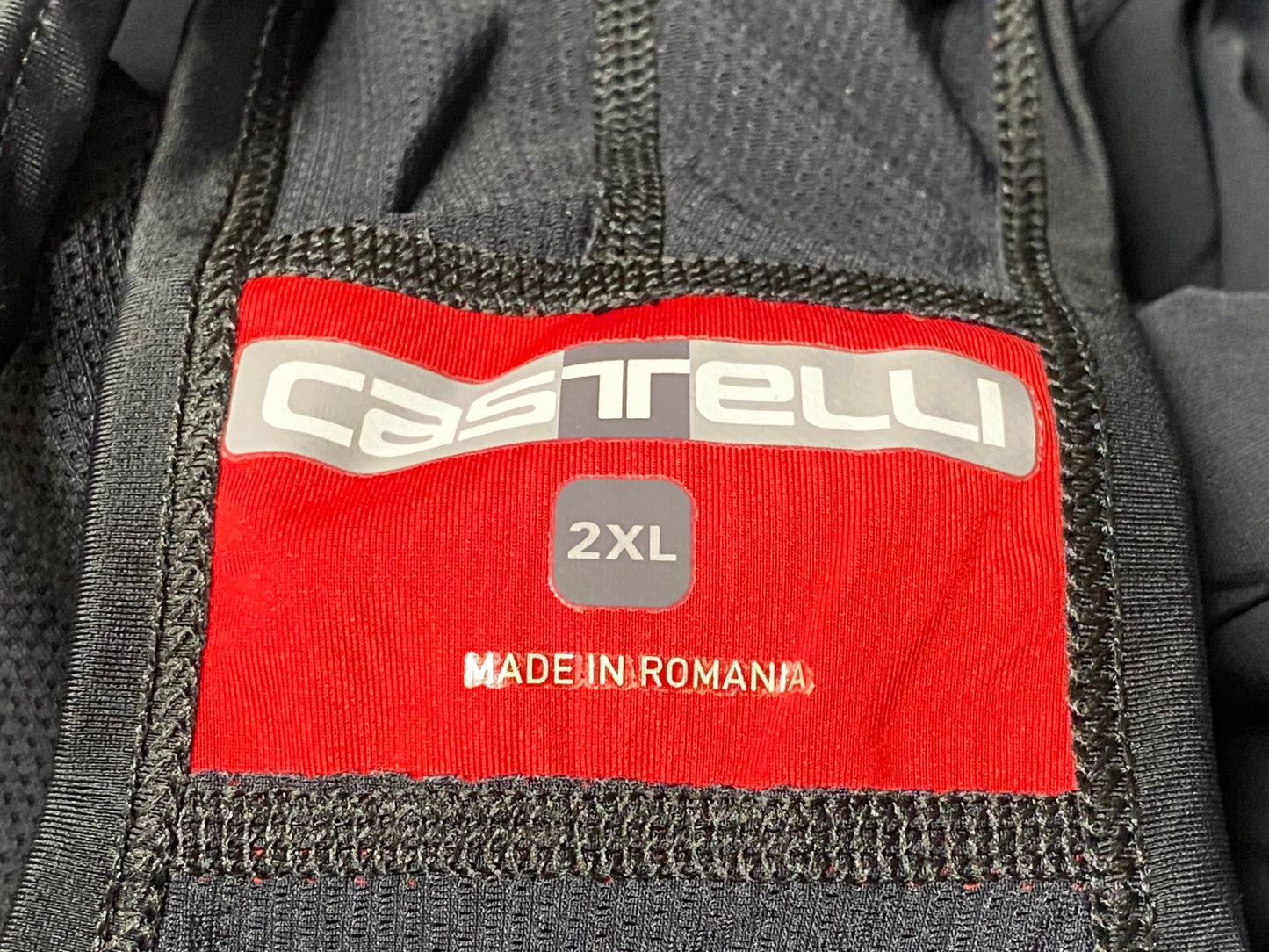 IW427 カステリ CASTELLI ビブニッカー 七分丈 黒 2XL