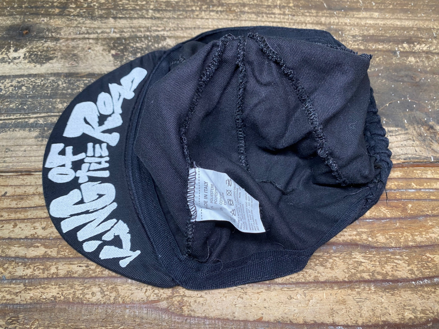 JC062 プロトンドパリ Peloton de Paris サイクルキャップ 黒 ワンサイズ